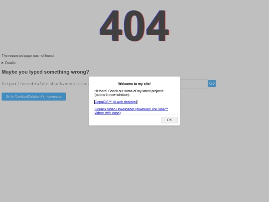 not_found screenshot