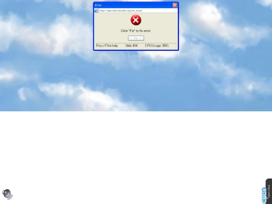 not_found screenshot