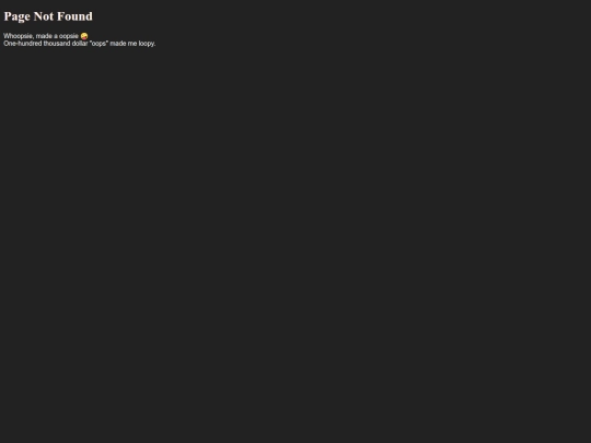 not_found screenshot