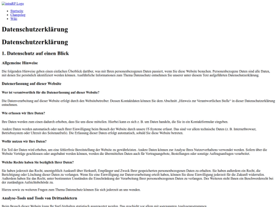 emergencyforge/datenschutz screenshot