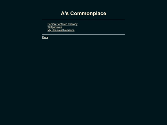 Commonplace screenshot