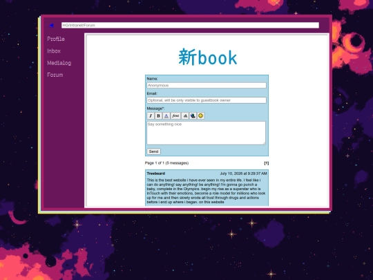 Forum screenshot