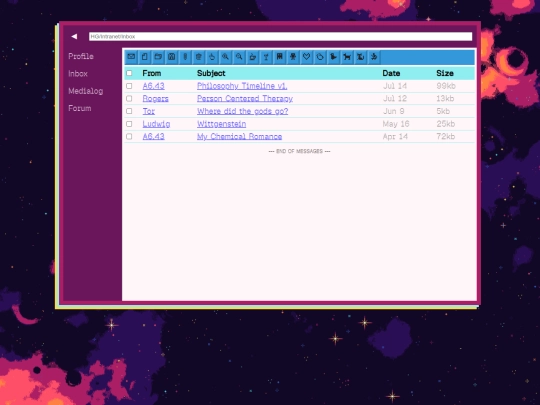 Inbox screenshot