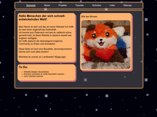 de/home screenshot