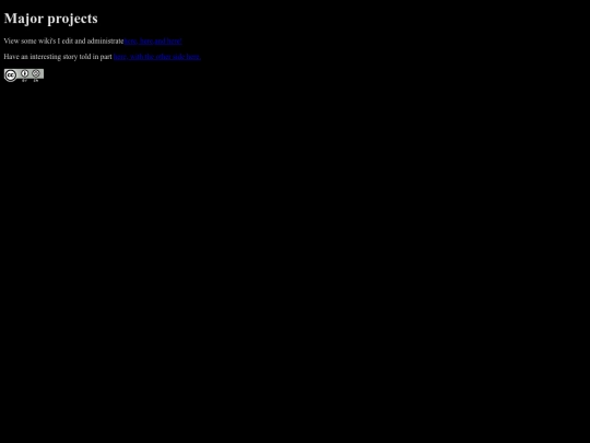 Projects screenshot