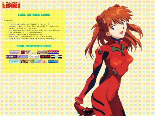 links screenshot