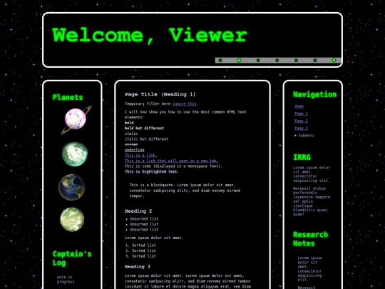 index screenshot