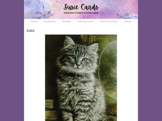 postcardgalleries/cats screenshot
