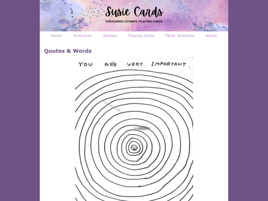 postcardgalleries/quoteswords screenshot