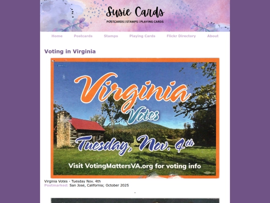 postcardgalleries/votinginvirginia screenshot