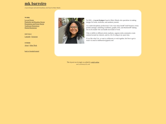 portfolio/about screenshot