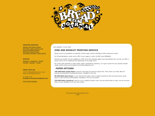 printshop/zines screenshot