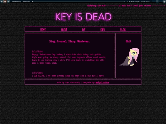 blog screenshot