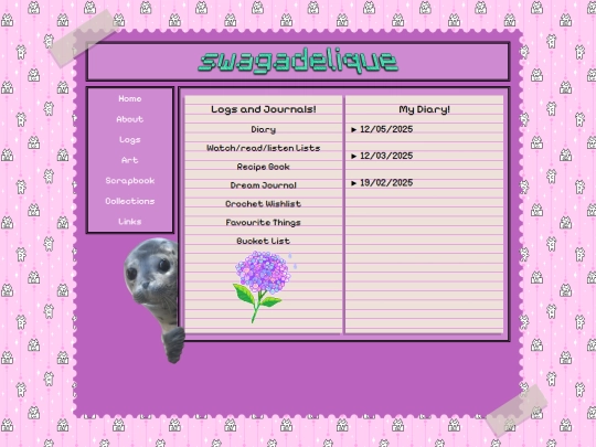 logs/diary screenshot