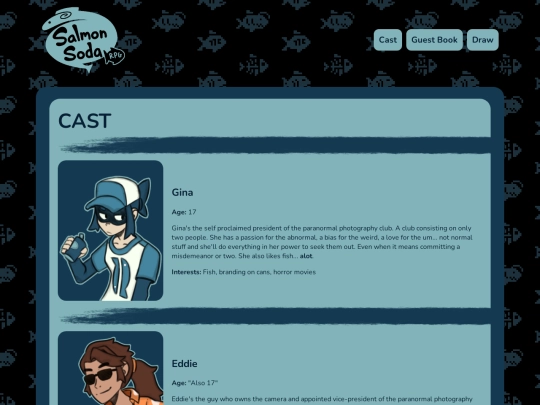 pages/character screenshot