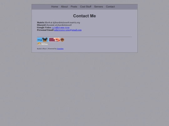 contact screenshot