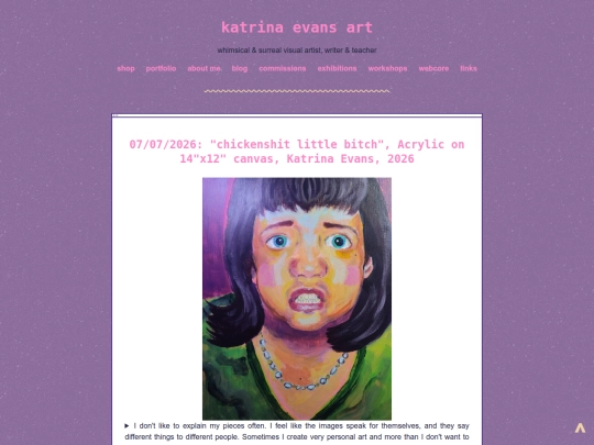 blog screenshot