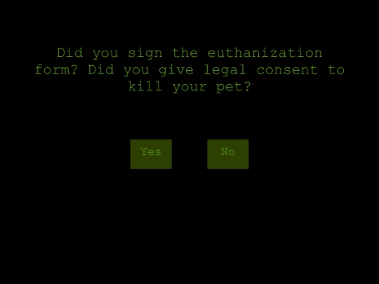 Yes/DidYouSignNo screenshot