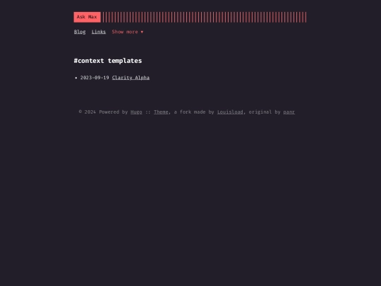 tags/context-templates screenshot