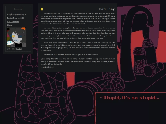 blog screenshot