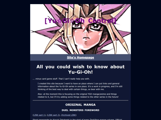 YugiohSite screenshot