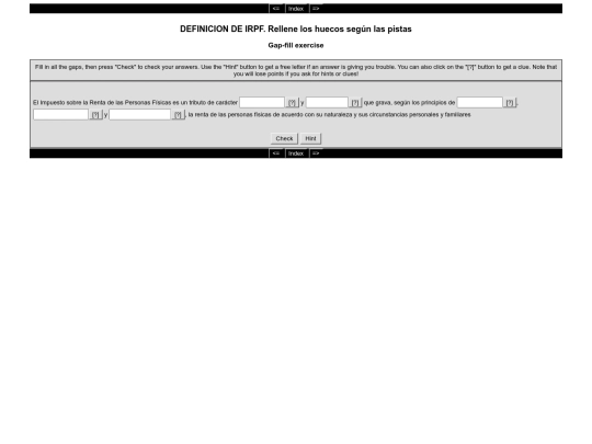 CURSOFINANZASFISCAL/Definición IRPF screenshot
