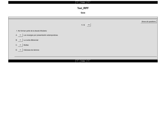 jquiz screenshot