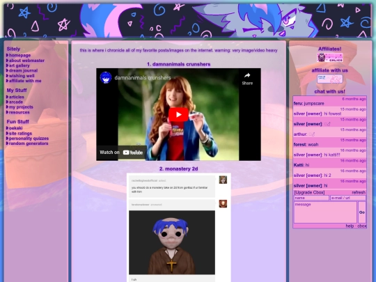 favorites screenshot