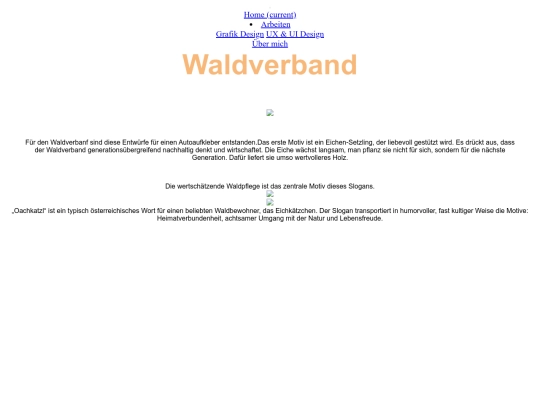 website/waldverein screenshot