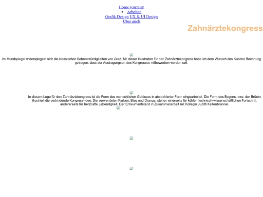 website/zahnarztkongress screenshot