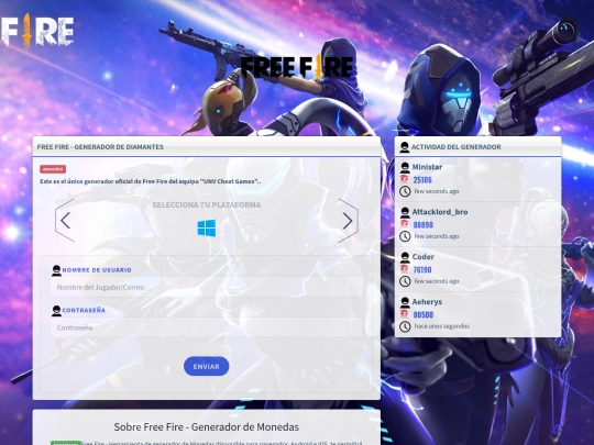 login screenshot
