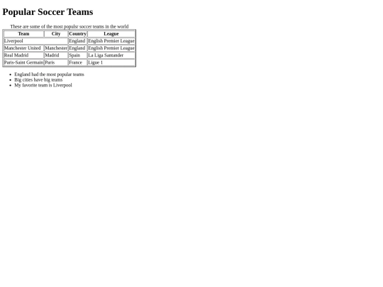 table screenshot