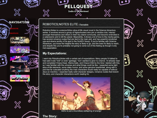 reviews/roboticsnotes screenshot