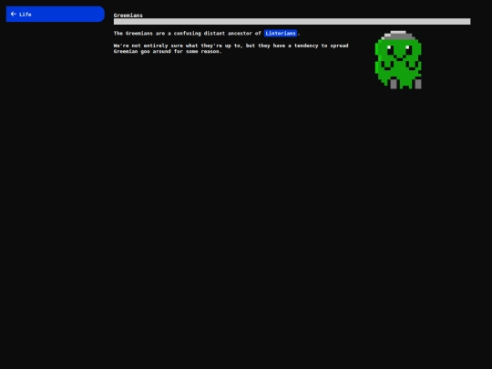 database/greemians screenshot
