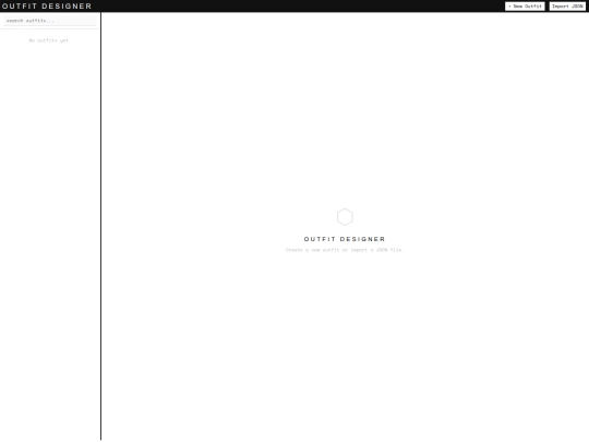outfit-designer screenshot