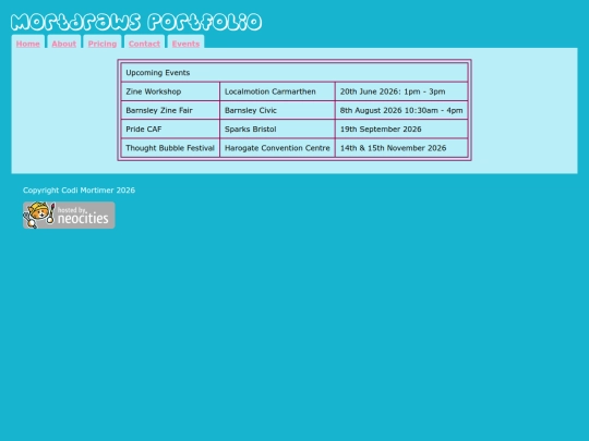 EVENTS screenshot