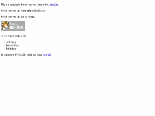 index screenshot