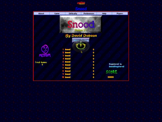 snood screenshot