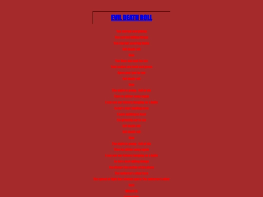 evildeathroll screenshot