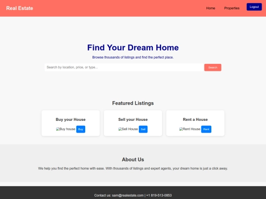 homepage screenshot