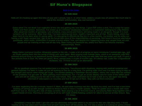 blog screenshot
