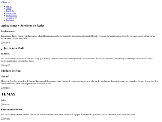 index screenshot