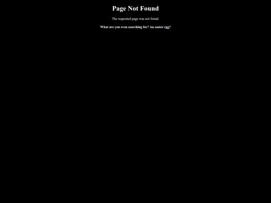 not_found screenshot