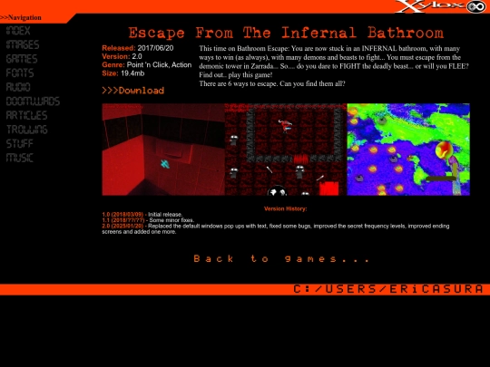 games/bathinfernal screenshot