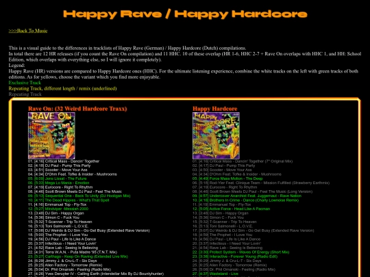 music/hrhc_comparison screenshot