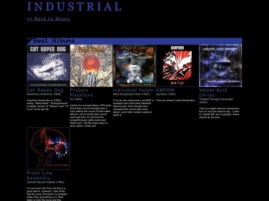 music/industrial screenshot