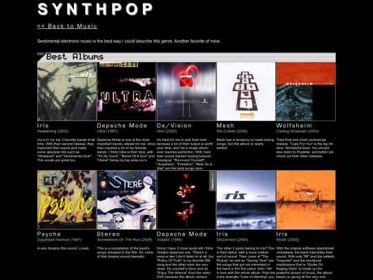 music/synthpop screenshot