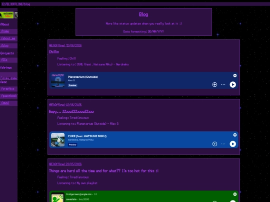 blog screenshot