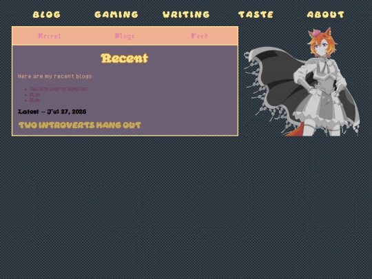 blogs/recent screenshot