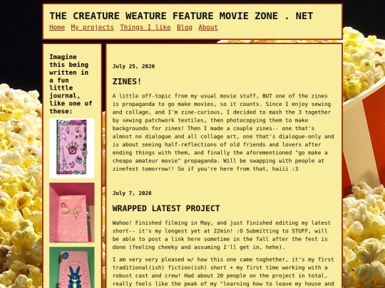 blog screenshot